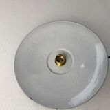 Pair of old vintage enamelled suspensions