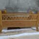 Rattan floor basket for pet
