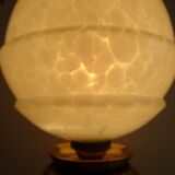 Table lamp foot bronze Art Deco style