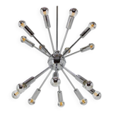 Chrome Pendant of the Space Age, Mid-Century, Sputnik, 1980s