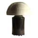 Ceramic mushroom lamp