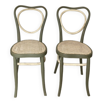 Set of twee Kohn stoelen in Thonet style