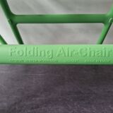 Set of 2 green Folding Air Chairs by Jasper Morrison for Magis, Italy 2003/2005