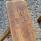Farm table nineteenth century feet spindles 251cm and its 2 benches
