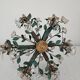 Chandelier with floral decoration