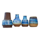 Mid-century modern art pottery vases by Michael Andersen, 1960s, set of 4