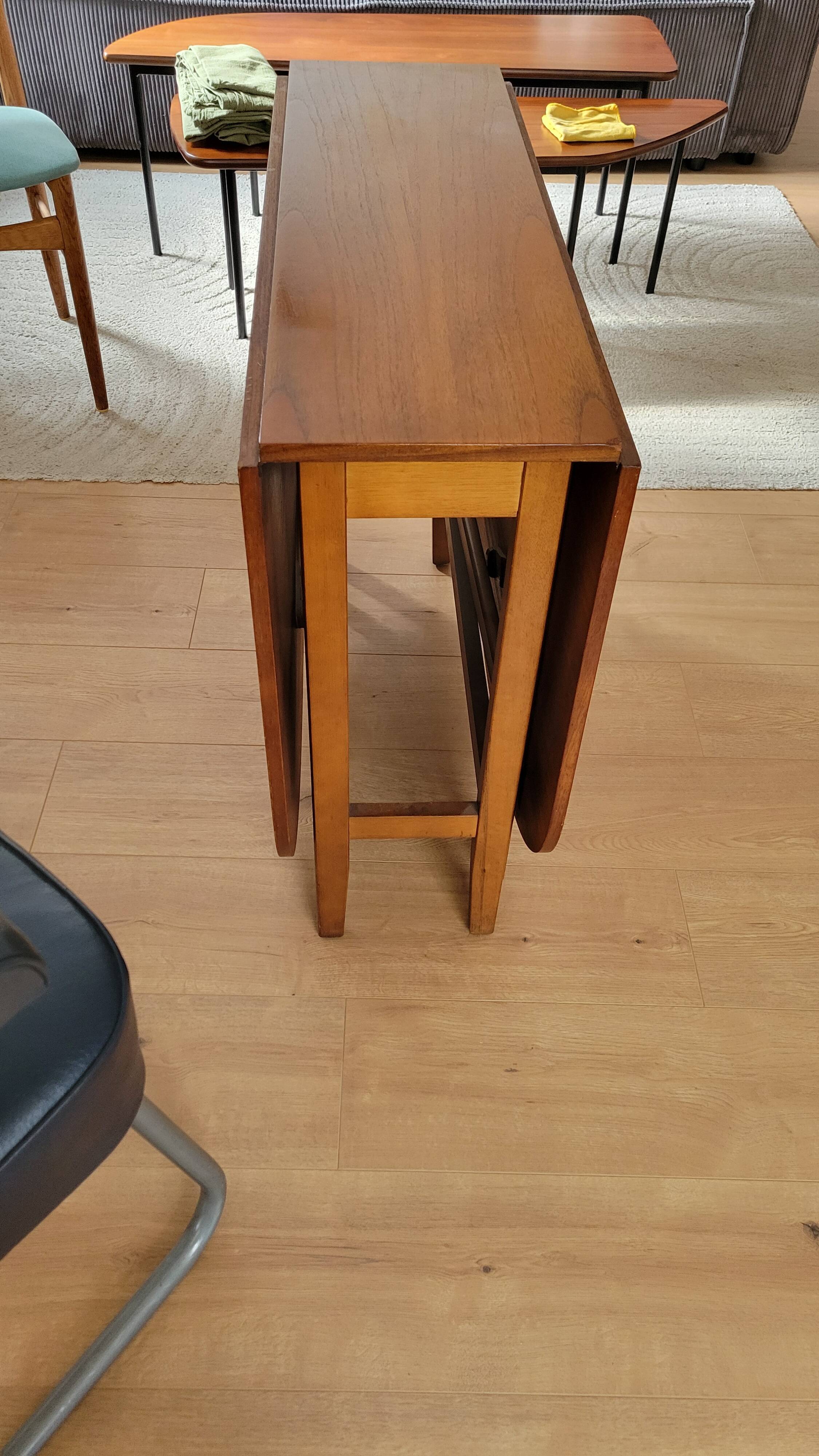 Scandinavian folding table