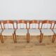 Mid-Century Modern Teak Dining Chairs model 26 by Henry Kjærnulf  for Korup