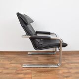German leather lounge chair, 1970s
