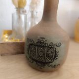Signed ceramic vase