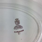 Plat ancien artisanal made in france digoin