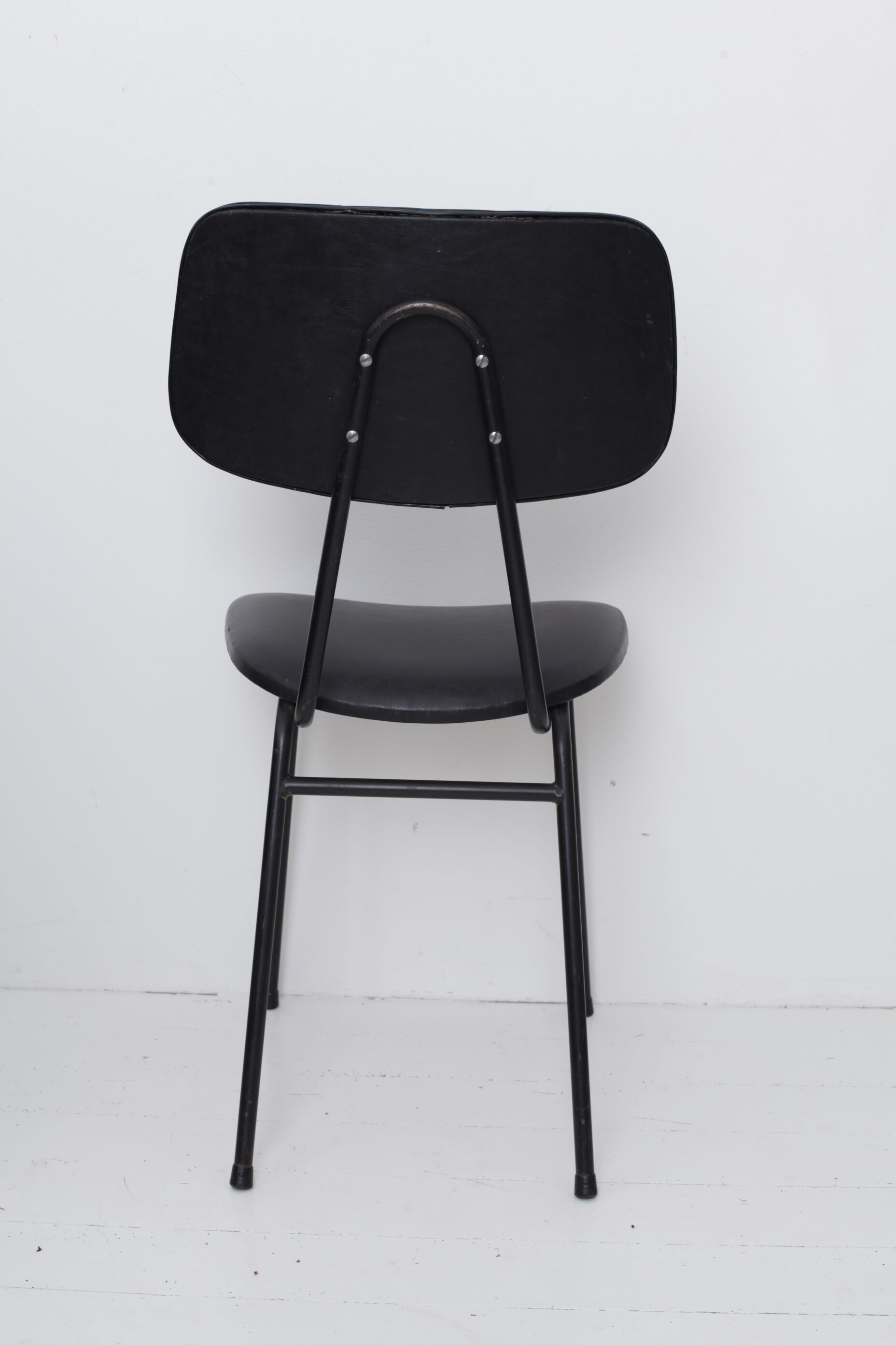 Black skai chair