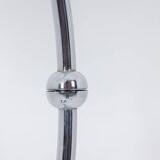 Chromed metal floor lamp. 1970s