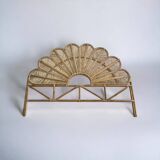 Handmade wicker headboard