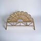 Handmade wicker headboard