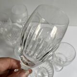 Crystal wine glasses