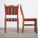 Brutalist Oak Dining Chairs by H. Kjærnulf, Denmark, 1960s, Set of 4