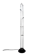 Vintage acrylic glass floor lamp, Italy, 1980s