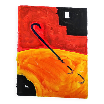 Abstract painting. "Imitating the future"