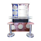 Bar and 2 stools 1960