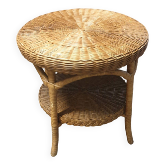 Rattan coffee table