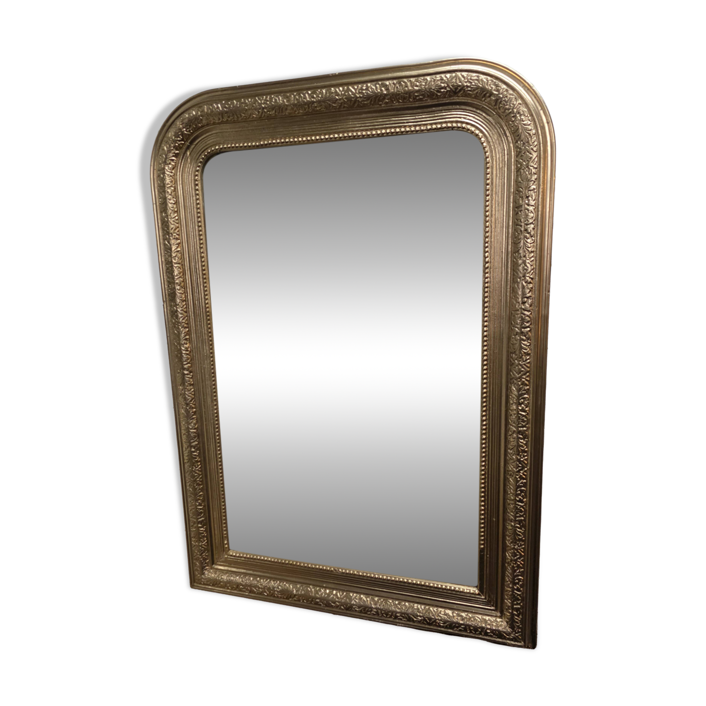 Miroir style Louis Philippe doré