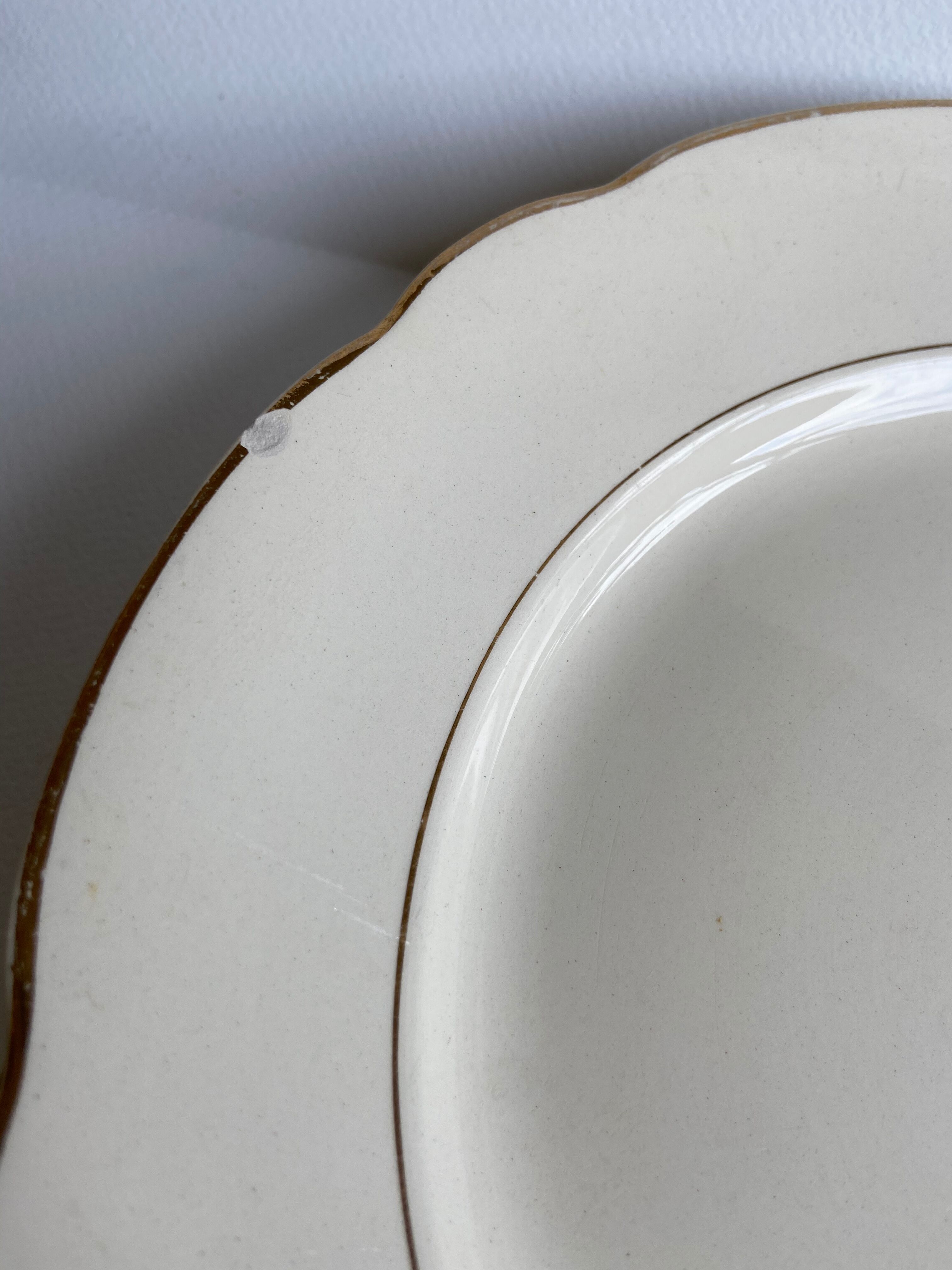 Set of 7 plates Digouin Sarreguemines