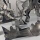 Groupe sculptural « D'après Picasso » en métal, hommage à Guernica, fin du XXe siècle