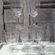 Verres en cristal gravés