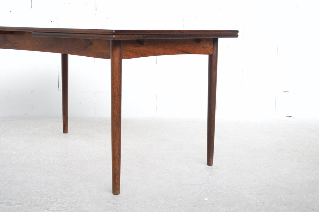 Scandinavian rosewood dining table 60's