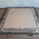 Mirror old gilded frame