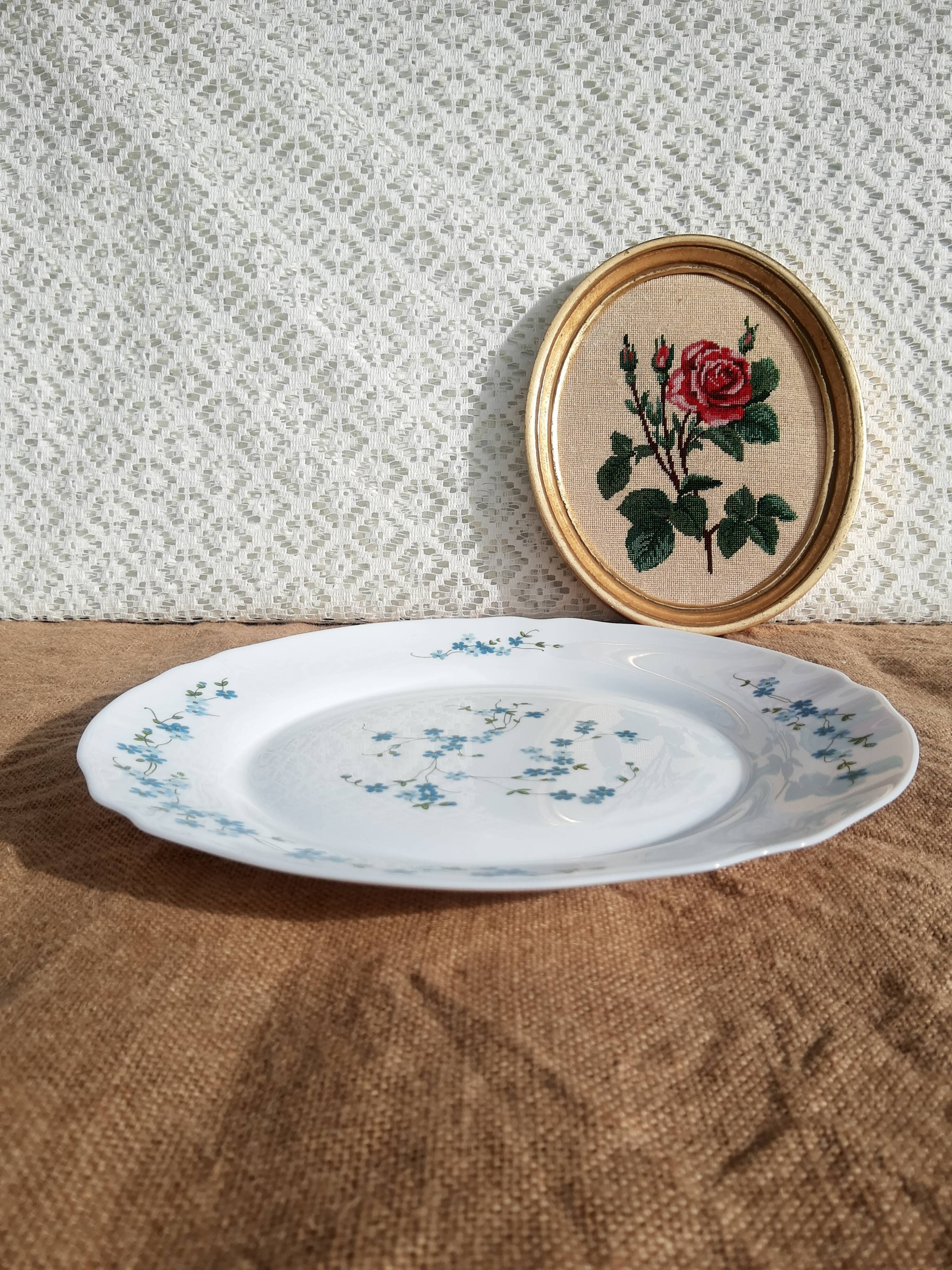 Round serving dish opaline Arcopal model Veronica