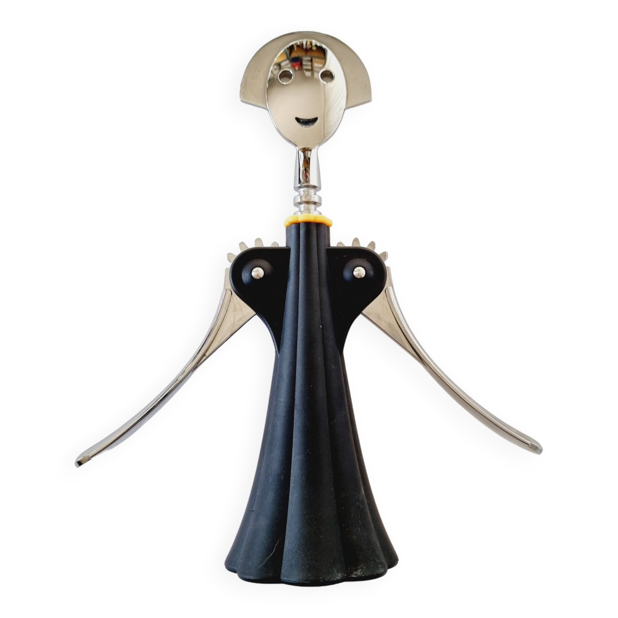 Célèbre ouvre-bouteille ou tire-bouchon Alessi conçu par Alessandro Mendini en 1994