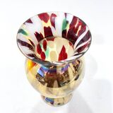 Flamed Murano glass vase, 1930