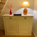 Old white Parisian buffet