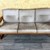 1960s 1970s Teak Sofa  & 2 Easy Chairs  by Holstebro Møbelfabrik A/S