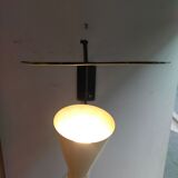 Reflector stem wall lamp from the 50s
