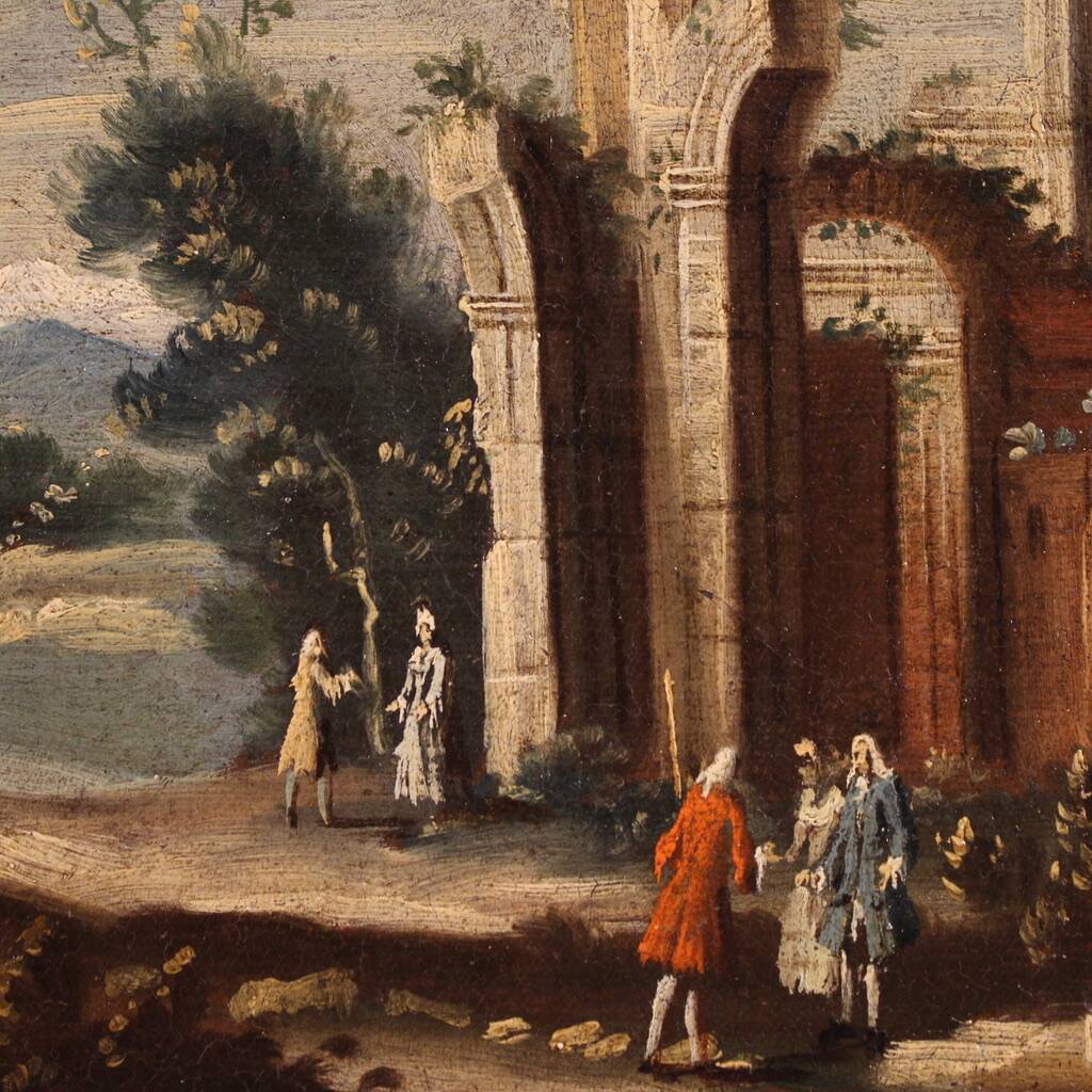 Venetian school painting of the 18th century, architectural capriccio