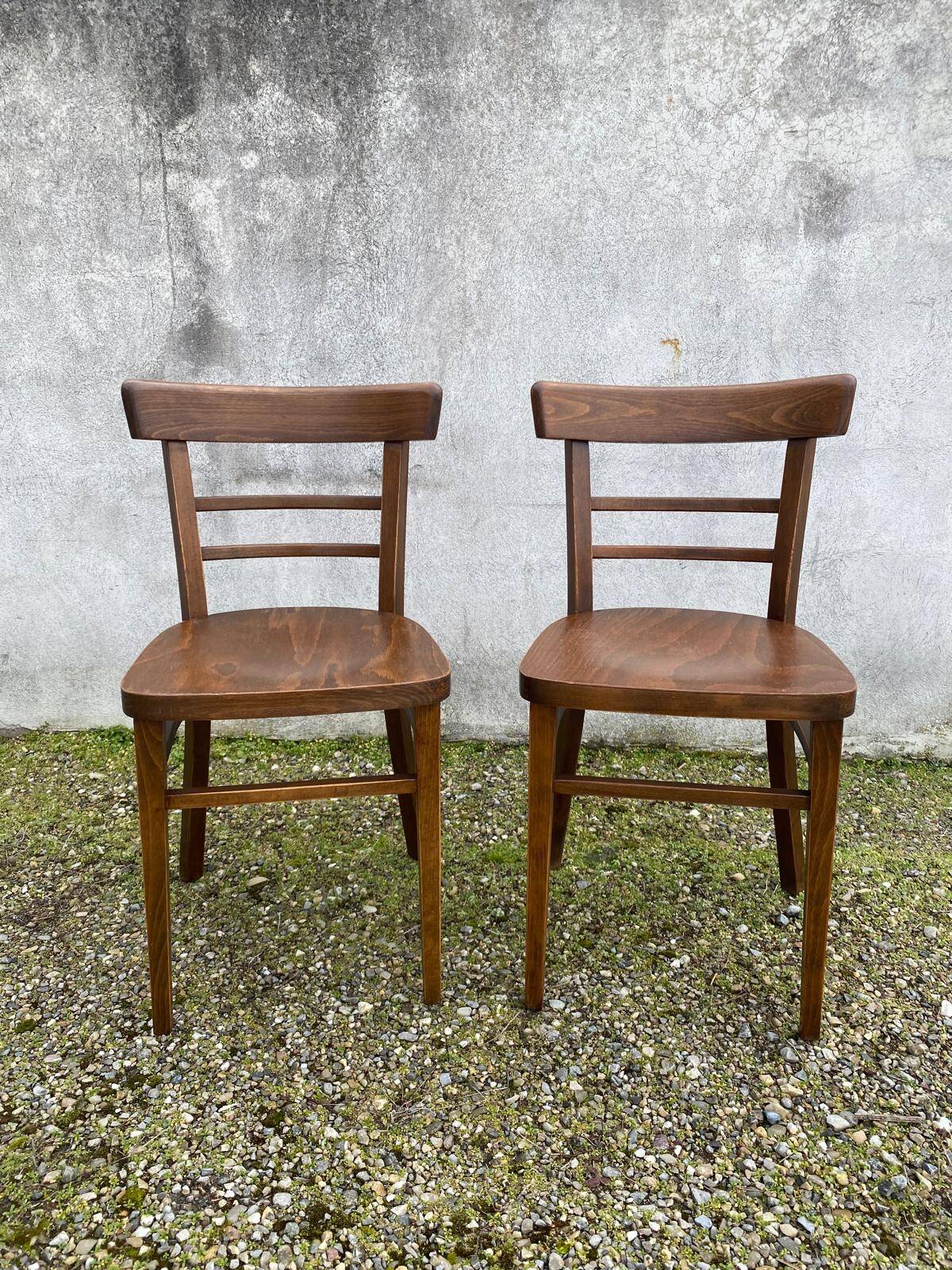 Set of 24 bistro chairs