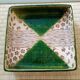 square dish in handcrafted Japanese ceramic.