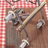 Fontana Arte, Set of 3 4-Light Wall Lamps, White Murano Glass, Italy