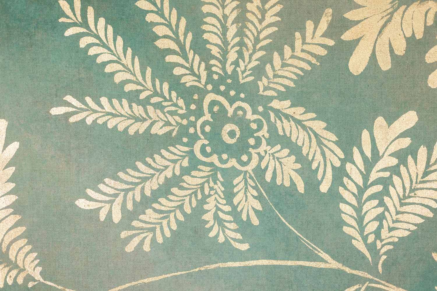 Painted canvas depicting squirrels. Contemporary.