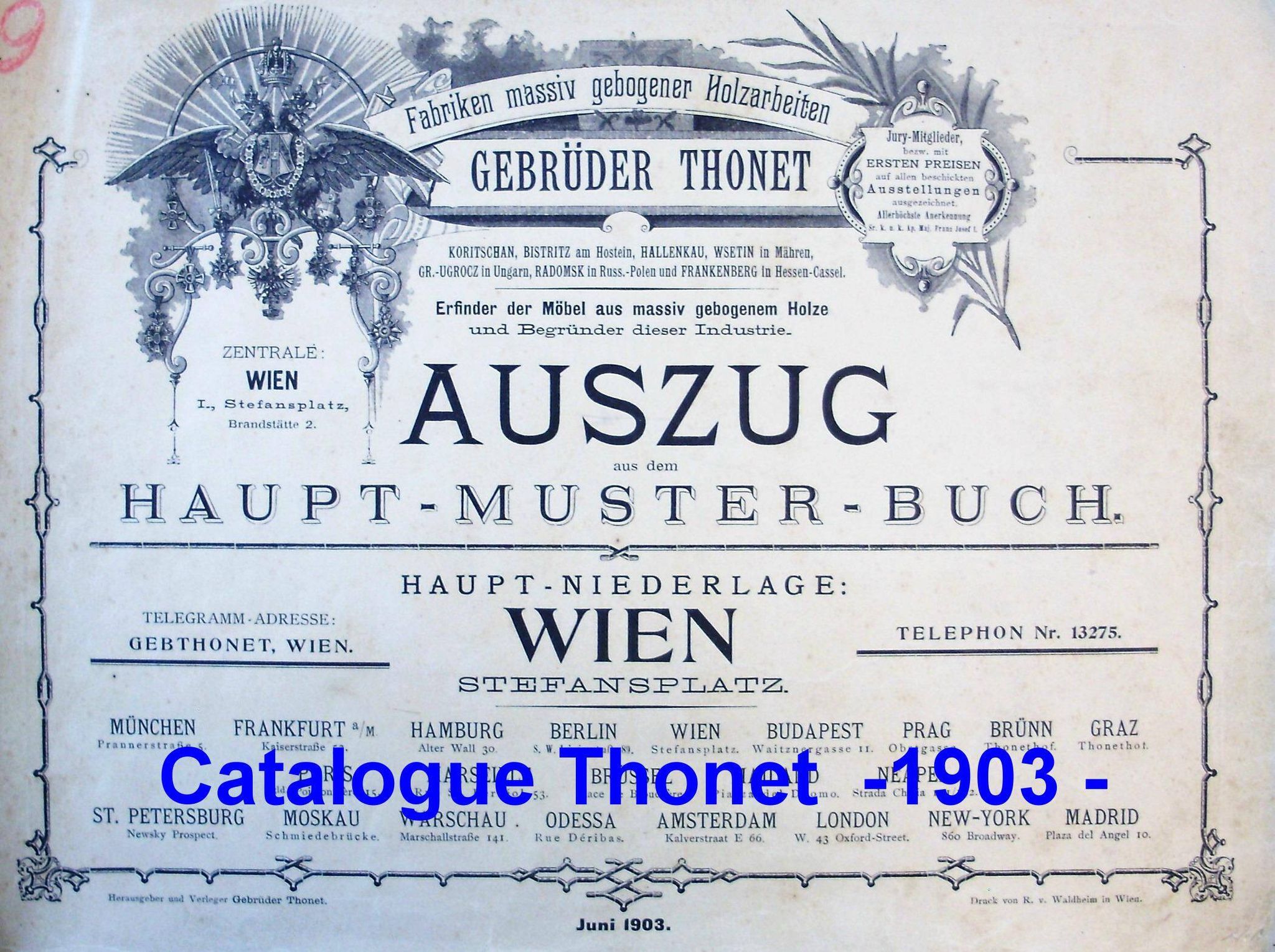 Chaise bistrot Thonet N°115 vers 1900 assise bois thermoformée