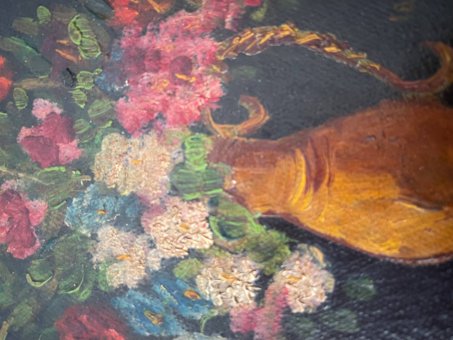 Duo of paintings "bouquet of flowers"