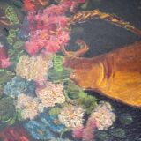 Duo of paintings "bouquet of flowers"