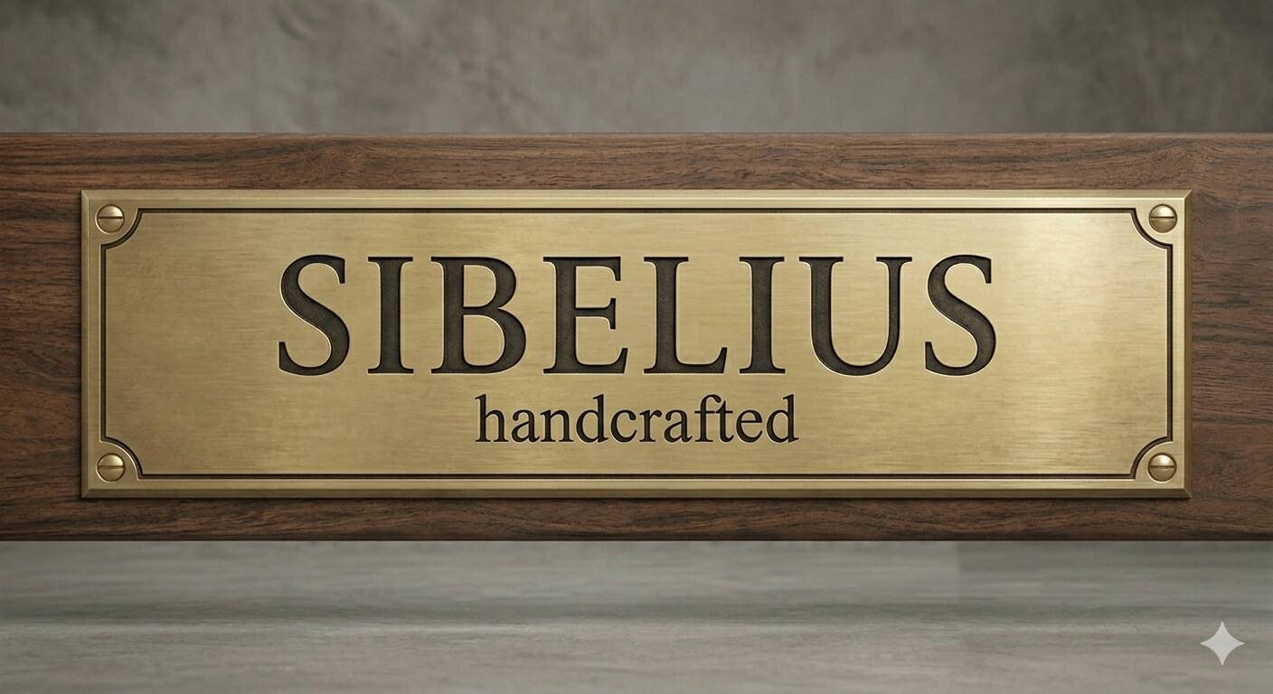 Neoclassical design stool Sibelius - Wenge and beech capitonné
