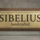 Neoclassical design stool Sibelius - Wenge and beech capitonné