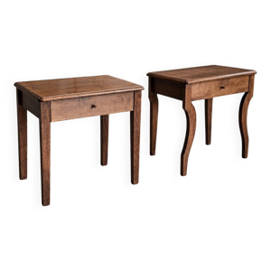 2 tables de nuit assorties