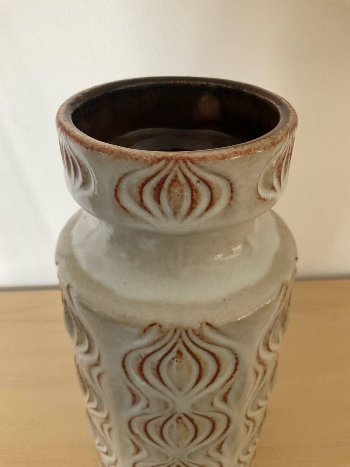 Vintage Amsterdam ceramic vase Scheurich 70s