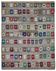 Tapis boho recyclé turc fait main 272 cm x 340 cm
